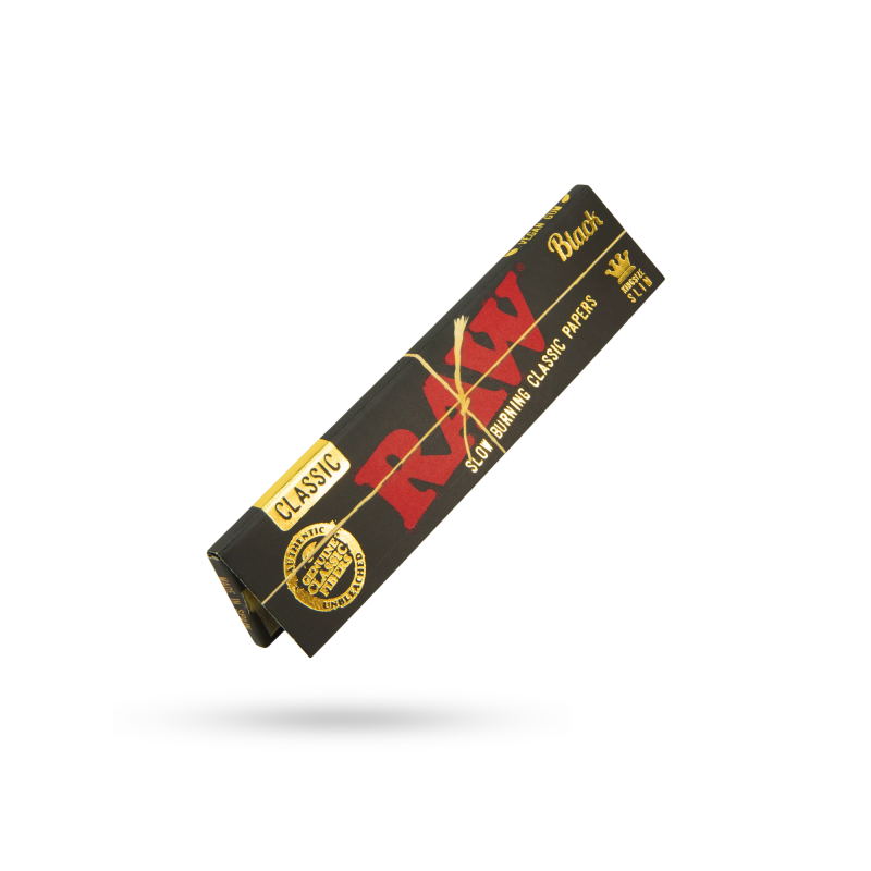 RAW Black Classic King Size Slim Rolling Papers