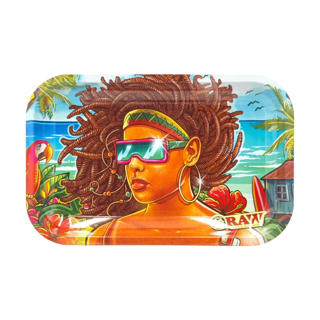 RAW Brazil Girl Rolling Tray